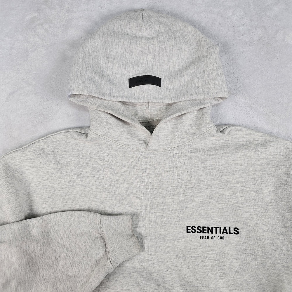 Fear of God Essentials Fleece Pullover Hoodie Mens Small Long Sleeve Heavyweight